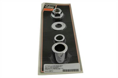 Rear Axle Spacer Kit Smooth Style Chrome 2005 / 2007 XL Rear Fitment