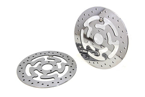 Stainless Steel Front Brake Disc Set 2008 / UP FLHR models equipped with wire wheels