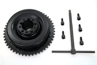 Rear Mechanical Brake Drum Black with Sprocket 1937 / 1948 UL 1936 / 1940 EL 1941 / 1957 FL