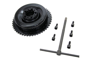 Rear Mechanical Brake Drum Black with Sprocket 1937 / 1948 UL 1936 / 1940 EL 1941 / 1957 FL