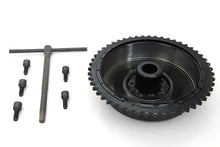 Load image into Gallery viewer, Rear Mechanical Brake Drum Black with Sprocket 1937 / 1948 UL 1936 / 1940 EL 1941 / 1957 FL