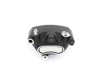 Black Front 4 Piston Left Side Caliper 2000 / 2007 FXST 2000 / 2003 XL 2000 / 2007 FLST 2000 / 2007 FLT 2000 / 2007 FXD