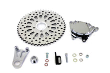 Load image into Gallery viewer, Chrome Rear 4 Piston Caliper and 10 Disc Sprocket 0 /  Custom application for 3/4 or 1&quot; axle&quot;