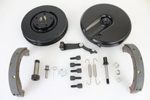 Load image into Gallery viewer, Front Brake Backing Plate Kit Black 1969 / 1971 FL
