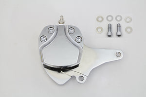 Chrome Billet Front 2 Piston Caliper with Bracket 1984 / 1999 FXST 1984 / 1999 XL 1986 / 1999 FLST 1991 / 1999 FXD 1984 / 1994 FXR