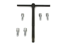 Load image into Gallery viewer, Chrome Wheel Lug Set with Wrench 1936 / 1976 G 1936 / 1952 EL 1941 / 1966 FL