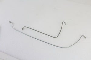 Steel Rear Brake Line Set Zinc Plated 1958 / 1969 FL