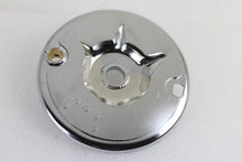 Load image into Gallery viewer, Rear Brake Backing Plate Chrome 1936 / 1940 EL 1941 / 1957 FL 1937 / 1948 UL
