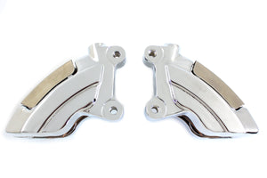 Chrome Front 4 Piston Caliper Set 2008 / UP FLT