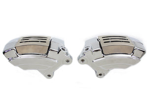Chrome Front 4 Piston Caliper Set 2008 / UP FLT