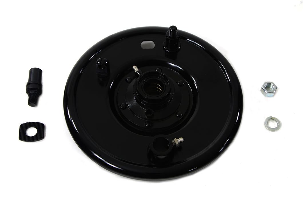 Front Mechanical Brake Backing Plate Black 1941 / 1948 EL 1941 / 1948 UL 1941 / 1948 FL 1941 / 1957 G