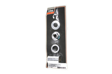 Rear Axle and Nut Spacer Kit Smooth Style Chrome 2006 / 2007 FXD