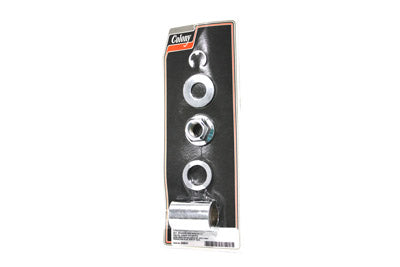 Rear Axle and Nut Spacer Kit Smooth Style Chrome 2006 / 2007 FXD