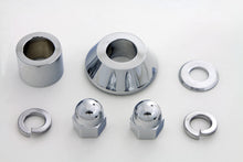 Load image into Gallery viewer, Front Axle Spacer Kit Smooth Style Chrome 2007 / UP FXSTD Front Fitment