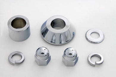 Front Axle Spacer Kit Smooth Style Chrome 2007 / UP FXSTD Front Fitment
