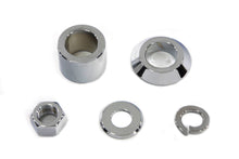 Load image into Gallery viewer, Front Axle Spacer Kit Smooth Style Chrome 2007 / UP FLSTC Front Fitment2007 / UP FLSTN Front Fitment