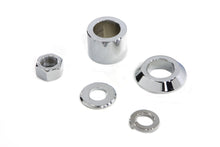 Load image into Gallery viewer, Front Axle Spacer Kit Smooth Style Chrome 2007 / UP FLSTC Front Fitment2007 / UP FLSTN Front Fitment