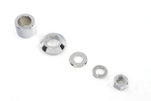 Load image into Gallery viewer, Front Axle Spacer Kit Smooth Style Chrome 2007 / UP FLSTC Front Fitment2007 / UP FLSTN Front Fitment