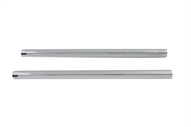 Hard Chrome 33.4mm Fork Tube Set 22-3/4 Total Length 1957 / 1972 XL 1971 / 1972 FX 1954 / 1956 K
