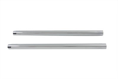 Hard Chrome 33.4mm Fork Tube Set 22-3/4 Total Length 1957 / 1972 XL 1971 / 1972 FX 1954 / 1956 K