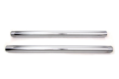 Chrome Fork Tube Set 2 Over Stock 1997 / 2013 FLT 1997 / 2013 FLHR 1997 / 2013 FLHT 2000 / 2017 FXST 2000 / 2017 FLST 2000 / 2005 FXDWG 41mm