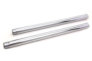 Chrome Fork Tube Set 2 Over Stock 1997 / 2013 FLT 1997 / 2013 FLHR 1997 / 2013 FLHT 2000 / 2017 FXST 2000 / 2017 FLST 2000 / 2005 FXDWG 41mm