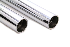 Chrome Fork Tube Set 2 Over Stock 1997 / 2013 FLT 1997 / 2013 FLHR 1997 / 2013 FLHT 2000 / 2017 FXST 2000 / 2017 FLST 2000 / 2005 FXDWG 41mm
