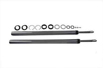 Chrome 39mm Fork Tube Assembly 23-3/8 Total Length 1987 / 1999 XL 1988 / 1994 FXR