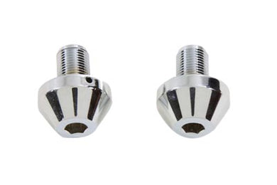 Chrome 41mm Taper Top Socket Fork Caps 1949 / 1976 FL