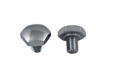 Chrome Fork Tube Cap Non-Vented 1977 / 1984 FL 1984 / UP FXST 1986 / UP FLST 1980 / 1986 FXWG 1979 / UP FLT 1979 / UP FLT