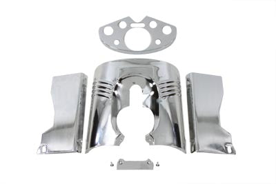 Chrome Fork Cover Set 1957 / 1970 XL 1952 / 1956 K