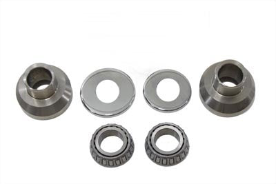 Stainless Steel Raked Fork Neck Cup Kit 1949 / 1984 FLH 1971 / 1984 FX 1984 / 1987 FXST