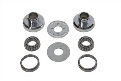 Chrome Fork Stop Neck Cup Kit 1949 / 1984 FLH 1971 / 1984 FX 1984 / 1987 FXST