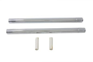 Chrome 41mm Fork Tube Set 24-7/8 Total Length 1980 / 1983 FLHT 1980 / 1983 FLT 1977 / 1984 FL Late 1977