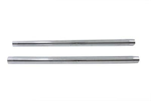Chrome 35mm Fork Tube Set 23-1/2" Total Length 1973 / 1974 XL 1973 / 1977 FX