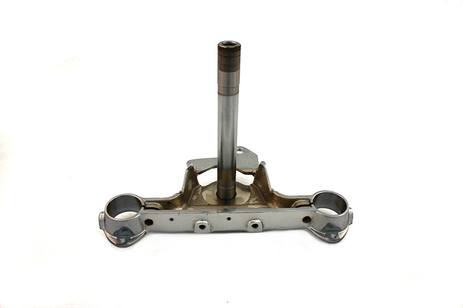 Lower Chrome Triple Tree with Lock 1949 / 1984 FLH