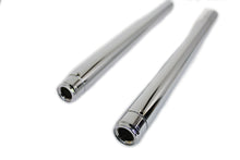 Load image into Gallery viewer, Chrome Fork Tube Set Stock Length 1984 / 1996 FLT 1984 / 1996 FLHT 1984 / 1999 FXST 1984 / 1999 FXSTC 1986 / 1999 FLST 1986 / 1999 FLSTF 1986 / 1999 FLSTN 1993 / 1999 FXDWG 1985 / 1986 FXWG 41mm