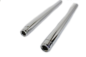 Chrome Fork Tube Set Stock Length 1984 / 1996 FLT 1984 / 1996 FLHT 1984 / 1999 FXST 1984 / 1999 FXSTC 1986 / 1999 FLST 1986 / 1999 FLSTF 1986 / 1999 FLSTN 1993 / 1999 FXDWG 1985 / 1986 FXWG 41mm