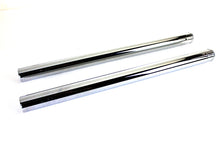 Load image into Gallery viewer, Chrome Fork Tube Set Stock Length 1984 / 1996 FLT 1984 / 1996 FLHT 1984 / 1999 FXST 1984 / 1999 FXSTC 1986 / 1999 FLST 1986 / 1999 FLSTF 1986 / 1999 FLSTN 1993 / 1999 FXDWG 1985 / 1986 FXWG 41mm