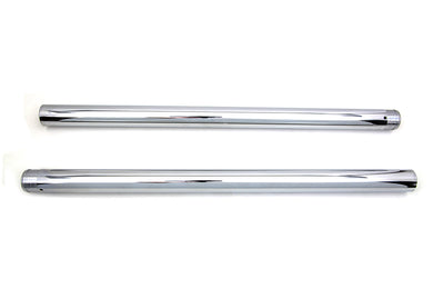 Chrome Fork Tube Set 4 Over Stock 1984 / 1996 FLT 1984 / 1996 FLHT 1984 / 1999 FXST 1984 / 1999 FXSTC 1986 / 1999 FLST 1986 / 1999 FLSTF 1986 / 1999 FLSTN 1993 / 1999 FXDWG 1985 / 1986 FXWG 41mm