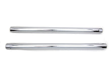 Load image into Gallery viewer, Chrome Fork Tube Set 4 Over Stock 1984 / 1996 FLT 1984 / 1996 FLHT 1984 / 1999 FXST 1984 / 1999 FXSTC 1986 / 1999 FLST 1986 / 1999 FLSTF 1986 / 1999 FLSTN 1993 / 1999 FXDWG 1985 / 1986 FXWG 41mm