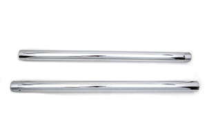 Chrome Fork Tube Set 4 Over Stock 1984 / 1996 FLT 1984 / 1996 FLHT 1984 / 1999 FXST 1984 / 1999 FXSTC 1986 / 1999 FLST 1986 / 1999 FLSTF 1986 / 1999 FLSTN 1993 / 1999 FXDWG 1985 / 1986 FXWG 41mm