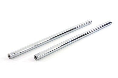 Chrome Fork Tube Set 8 Over Stock 1984 / 1996 FLT 1984 / 1996 FLHT 1984 / 1999 FXST 1984 / 1999 FXSTC 1986 / 1999 FLST 1986 / 1999 FLSTN 1986 / 1999 FLSTF 1993 / 1999 FXDWG 1985 / 1986 FXWG 41mm