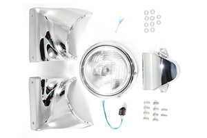 7 Headlamp Cowl Kit Chrome 1960 / 1984 FL 1960 / 1984 FL