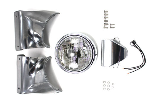 7 Headlamp Cowl Kit Polished 1960 / 1984 FL