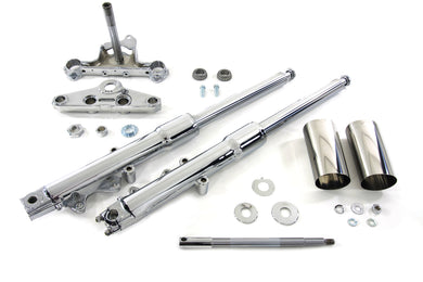 41mm Fork Assembly with Chrome Sliders Stock Length 0 /  Custom application0 /  Custom application