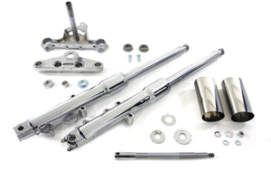 41mm Fork Assembly with Chrome Sliders Stock Length 0 /  Custom application0 /  Custom application