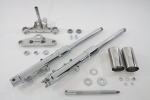 41mm Fork Assembly with Chrome Sliders Stock Length 0 /  Custom application0 /  Custom application