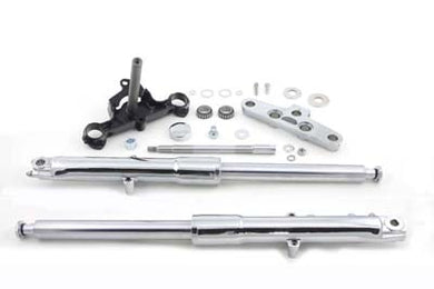 Fork Assembly with Chrome Sliders 1986 / 1999 FLST