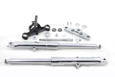 Fork Assembly with Chrome Sliders 1986 / 1999 FLST
